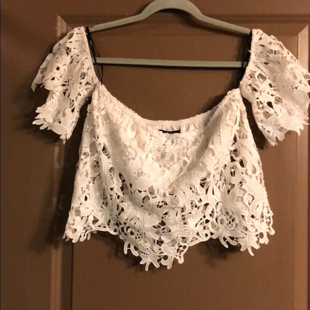 Off the Shoulder Crop Top